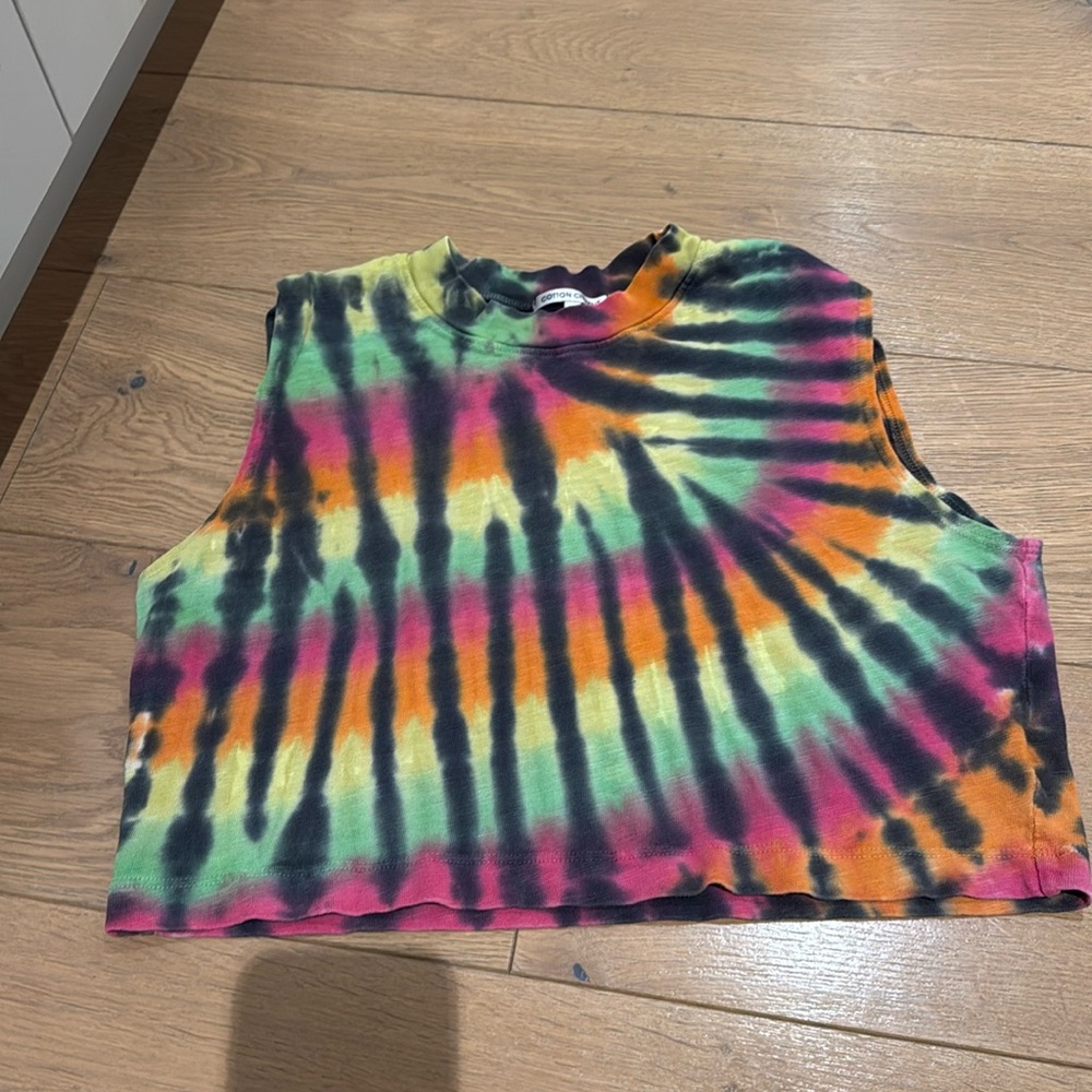 Cotton citizen tie dye muscle tank
